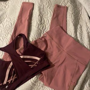 Fabletics Powerhold leggings and sports bra